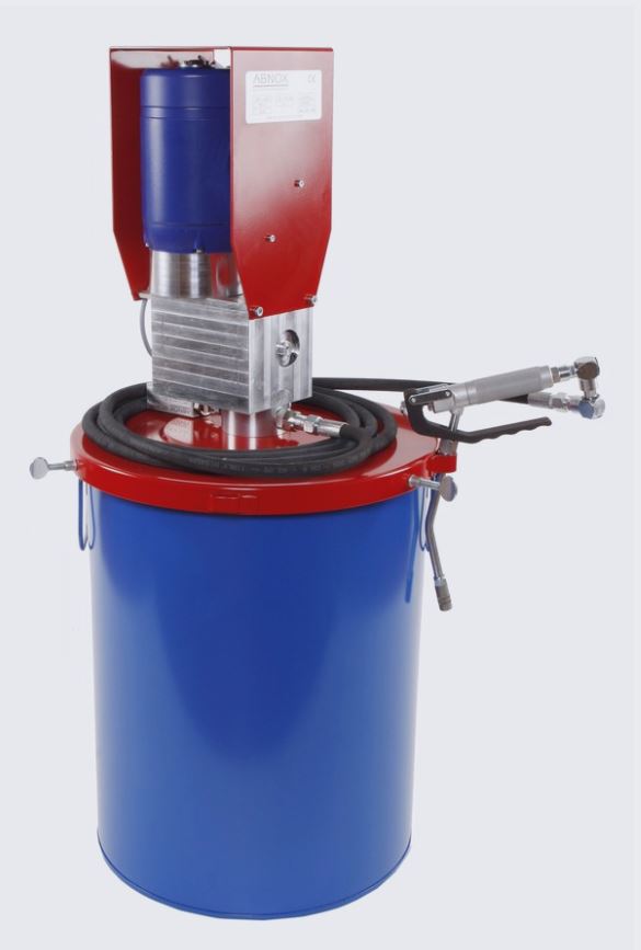 ABNOX elektrische vatpomp 14 - 18 kg vaten, bestaande uit: