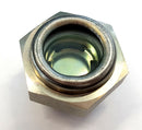 ADAMS steel oil level eye type BWS with reflector 1 NPT