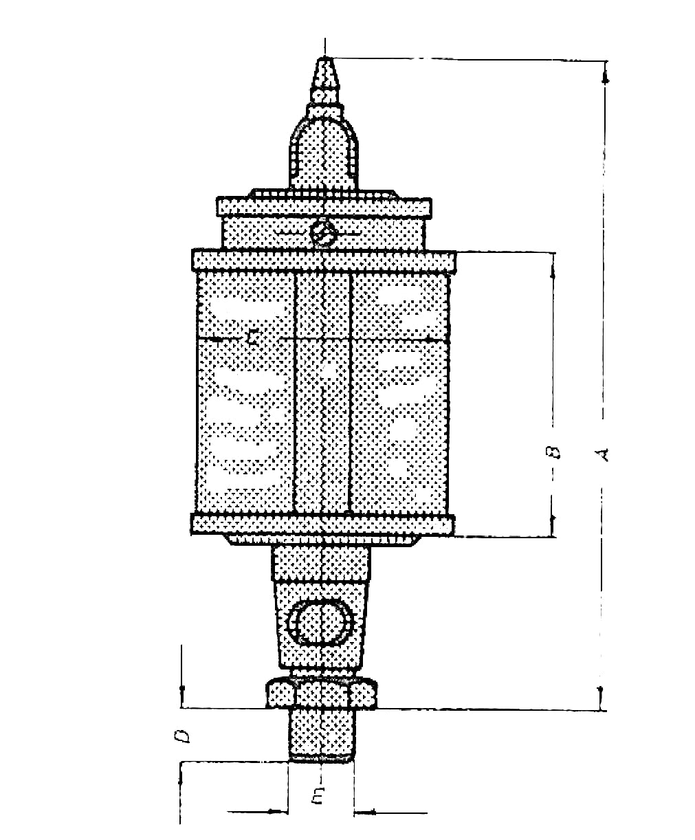 Handoperated oil dropper UNI100 x 100 plexiglass