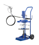 Pressol pneumatic barrel pump 50:1 for 25kg barrels mobile