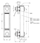 Sight glass M10 - H1 = 108 mm