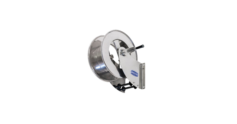 Flexbimec stainless steel manually operated hose reel (9356)