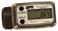 Flomec - GPI nylon turbine flow meter, 1" uitvoering.
