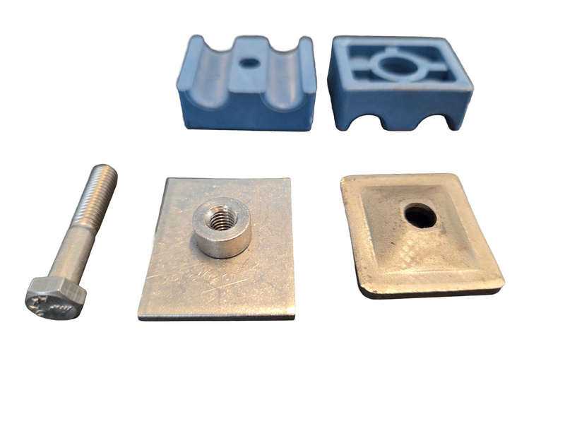 Twinfix beugel compleet, 2x ø12mm, staal