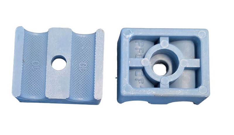 Twinfix kunststof beugelset, groep 1, 2x Ø12mm, 1 boutgat