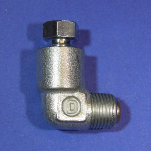 Dropsa right angle valve connection 4 mm male 1/8 BSP x female 5/1