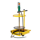 MecLube pneumatic barrel pump 60:1, 50-60kg, complete, mobile