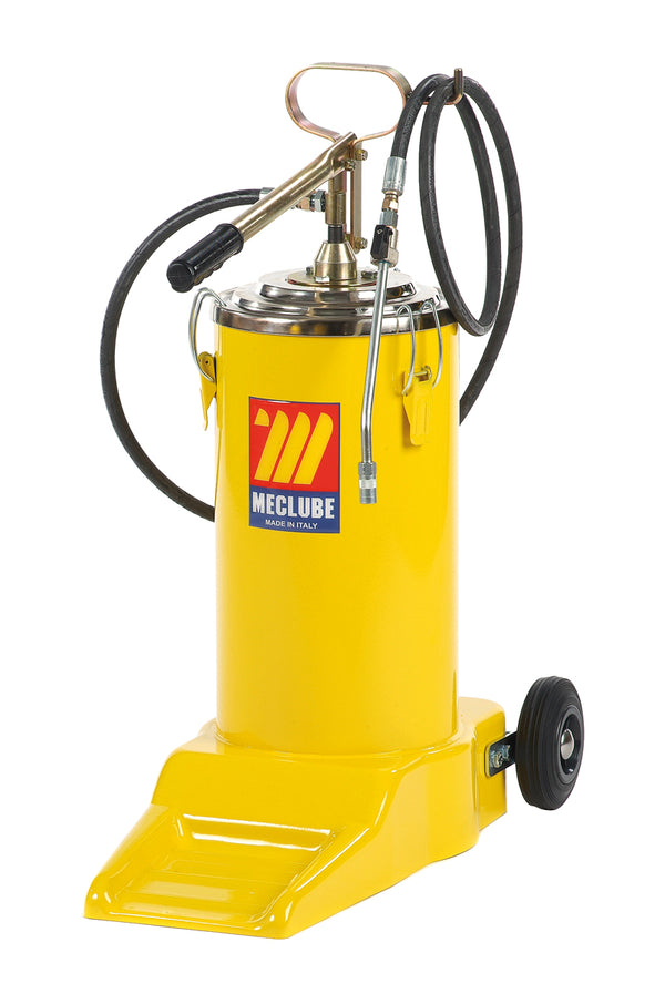 MecLube manual grease pump, 16 kg, complete, mobile