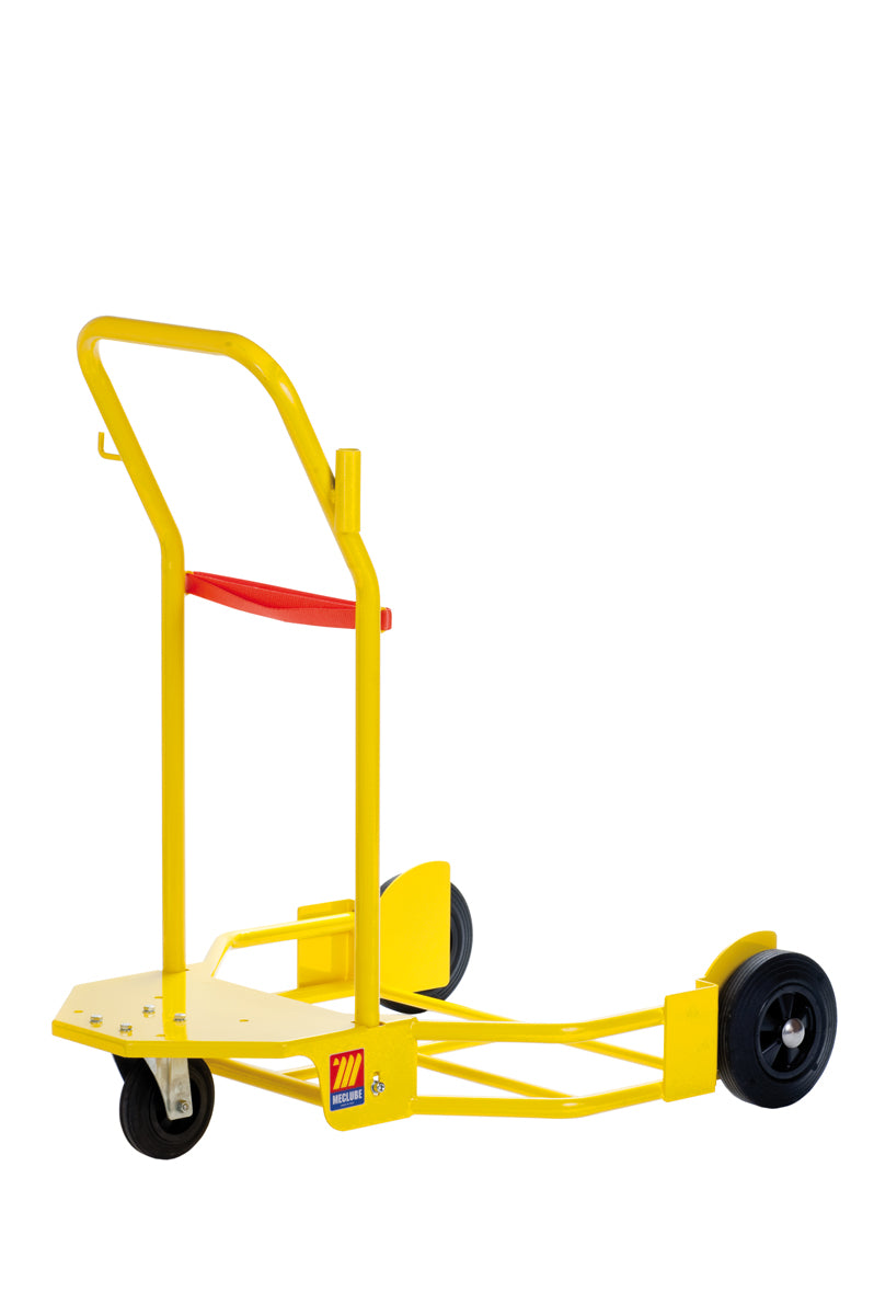MecLube barrel cart/4-wheel trolley for 180-220kg barrels