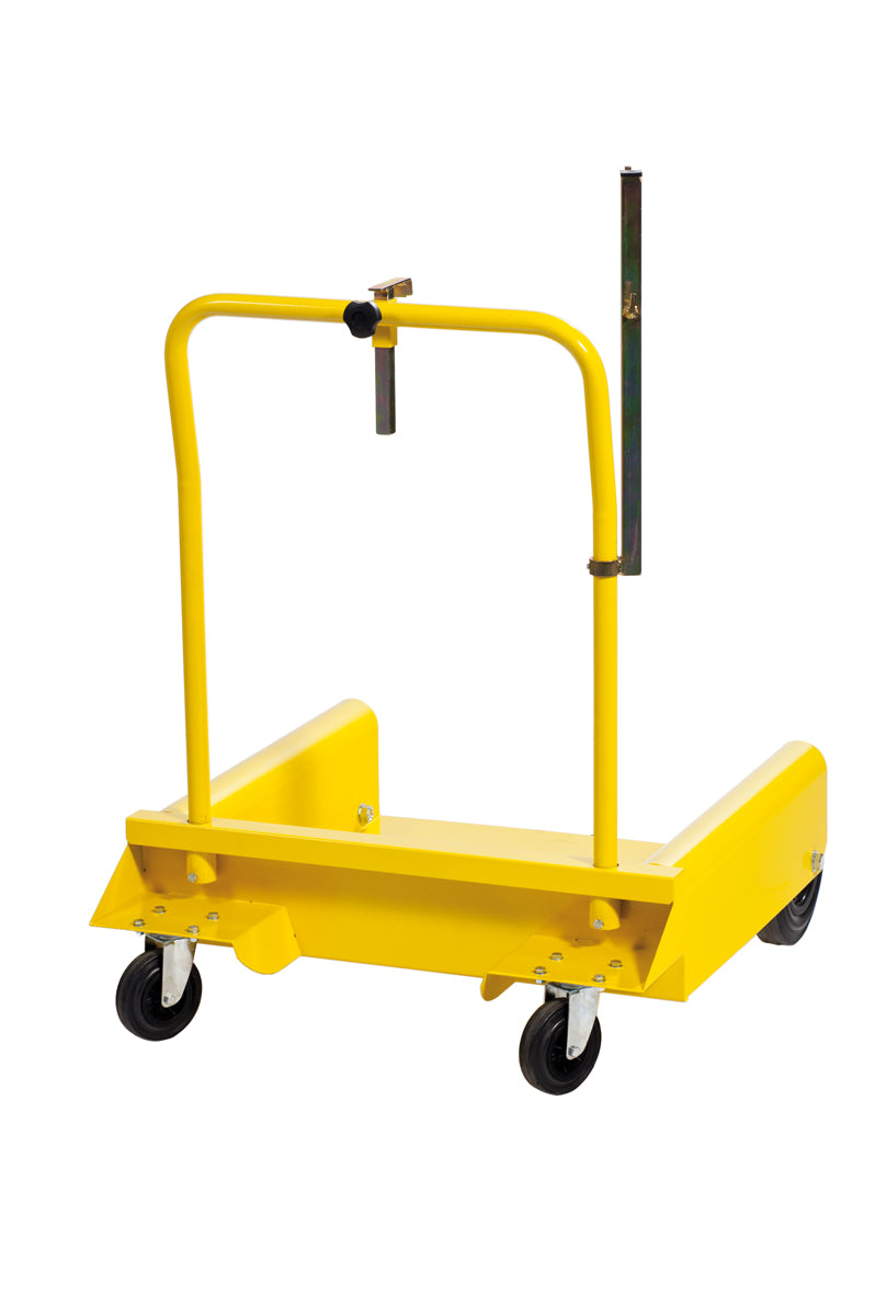 MecLube barrel cart/4-wheel trolley for 180-220kg barrels