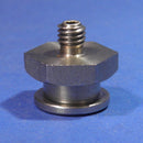 Round flat grease nipple STR1 - M6 x 1.0 stainless steel 303