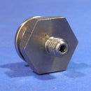 Round flat grease nipple STR1 - M6 x 1.0 stainless steel 303