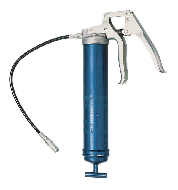 Lincoln one-hand grease gun with HD hose and hydraulic head