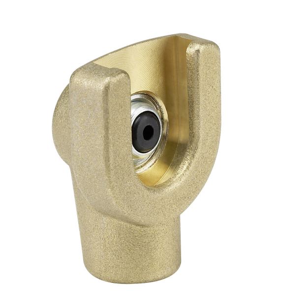 Pressol brass push sliding head for ø16 mm, M10x1 (12 001)