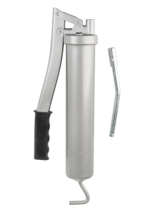 Pressol lever grease gun G1/8 with curved pipe and H-head