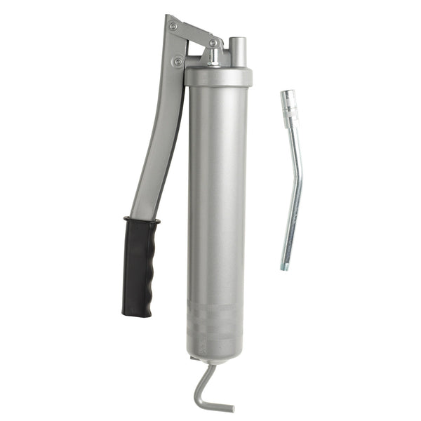 Pressol lever grease gun M10x1.0 with curved pipe and H-head