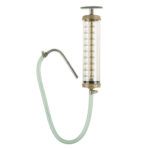 Pressol carter syringe 500 ml. transparent