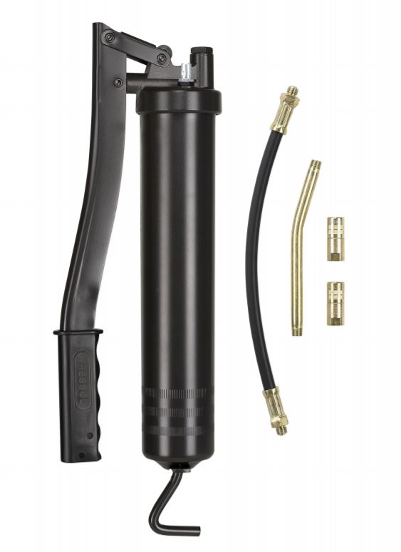 Pressol lever grease gun with HD hose L = 300, curved pipe