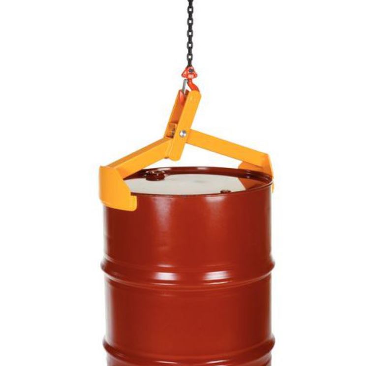 Drums grabber 1x 200 liter barrel, for hoist