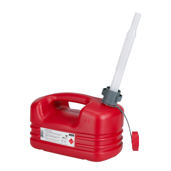 Pressol red plastic jerrycan 5l for fuel