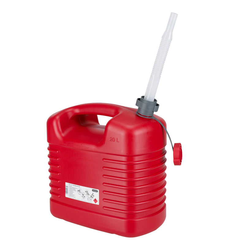 Pressol red plastic jerrycan 20l for fuel