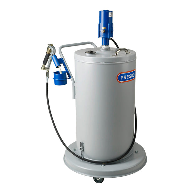 Pressol grease barrel unit, 50:1 - 20kg, 2m hose, mobile