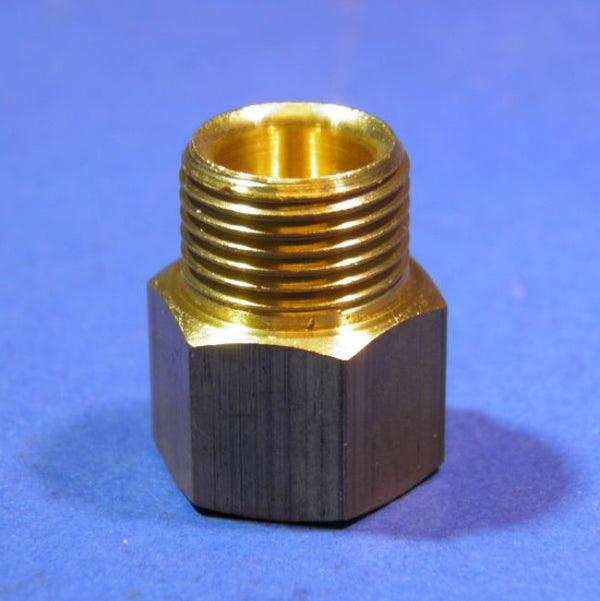 Thread adapter M12x1.0 male x G1/8 bi brass