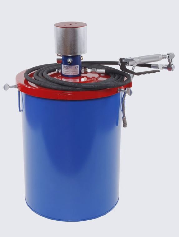ABNOX pneumatic barrel pump (60:1) / 18kg drums, consisting of