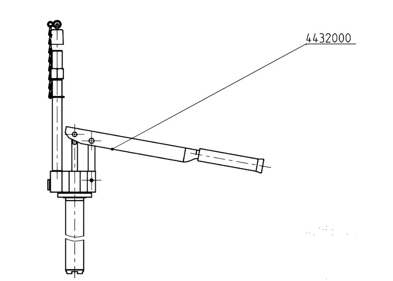ABNOX manually operated filling pump L = 562mm