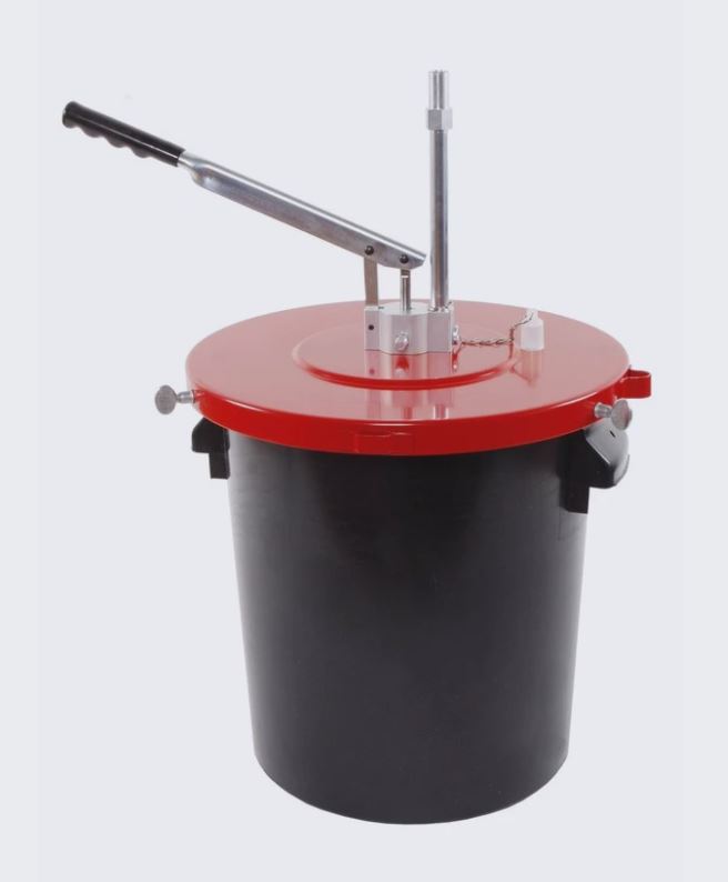 ABNOX grease filling device suitable for drums 25 kg conical