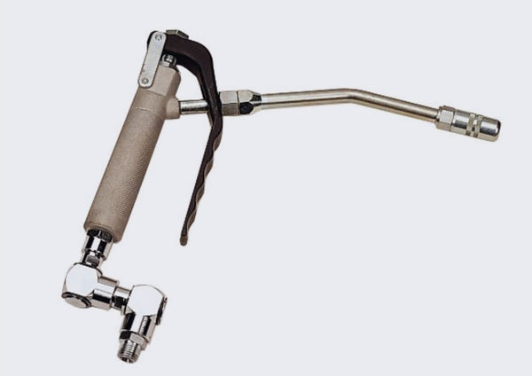 ABNOX grease gun with Z-swivel, extension pipe and grease head