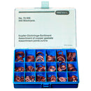 Pressol red copper rings set