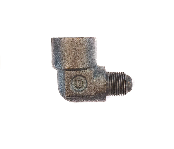 Dropsa right angle valve connection 8 mm - male 1/8 BSP x female 1/4