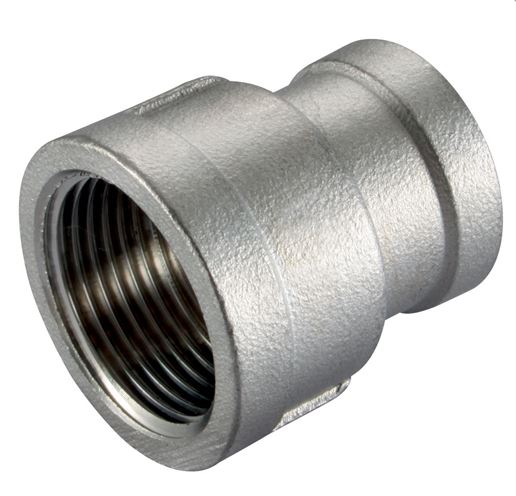 Extension sock with BSP female thread 1/2 - 1/8 stainless steel 316