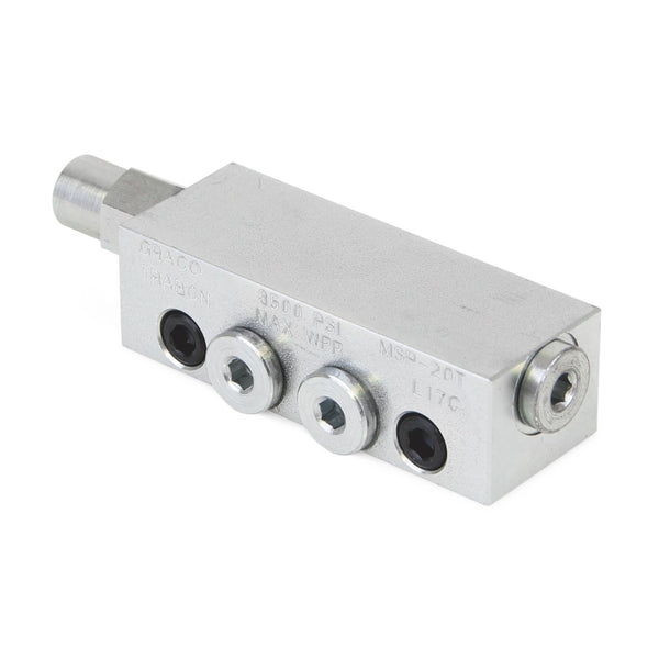 Graco Trabon MSP Modular Divider Valve with Left Cycle Pin - MSP-30T - 0.49 cm³ (0.030 in.³)