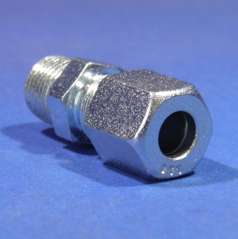 Straight screw coupling ø4 - M6x1 stainless steel