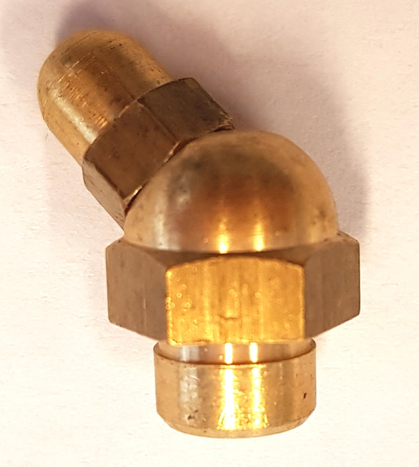 Button head grease nipple SB2-E weft Ø6 mm brass