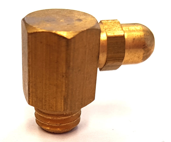 Ball head grease nipple SB3 - 1/4 gas brass (ASAS)