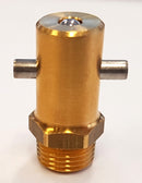 Bayonet grease nipple SBA1 - M10 x 1.0 brass