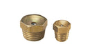 Flush type grease nipple SC1 - 1/4 gas SW 19 brass (ASAS)