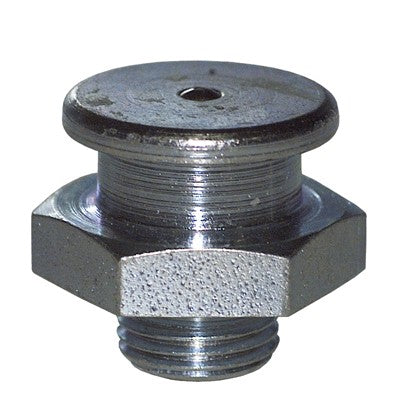 Round flat grease nipple STR1 - 1/4 NPT stainless steel 316 (ASAS)