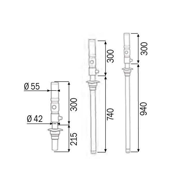 MecLube pneumatic oil pump 3:1, Mod, 503, wall mounted