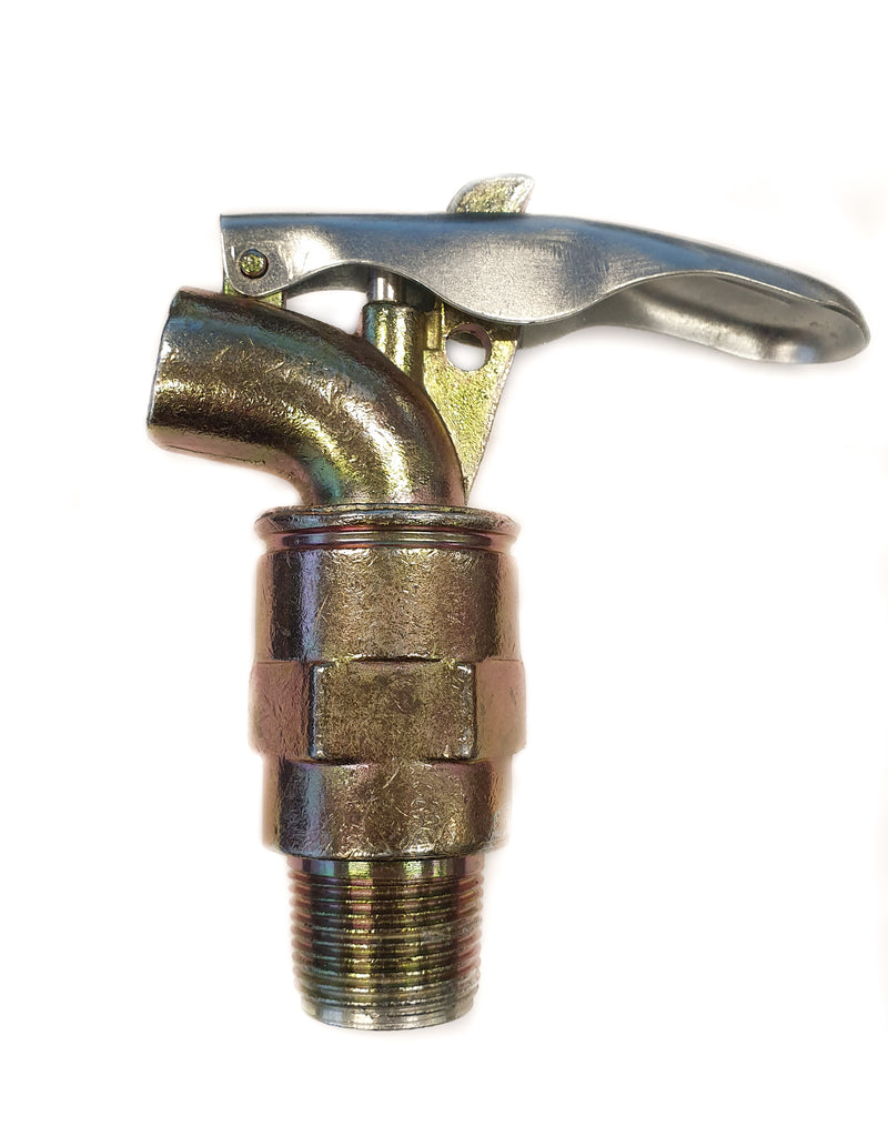 Self-closing metal barrel tap G3/4