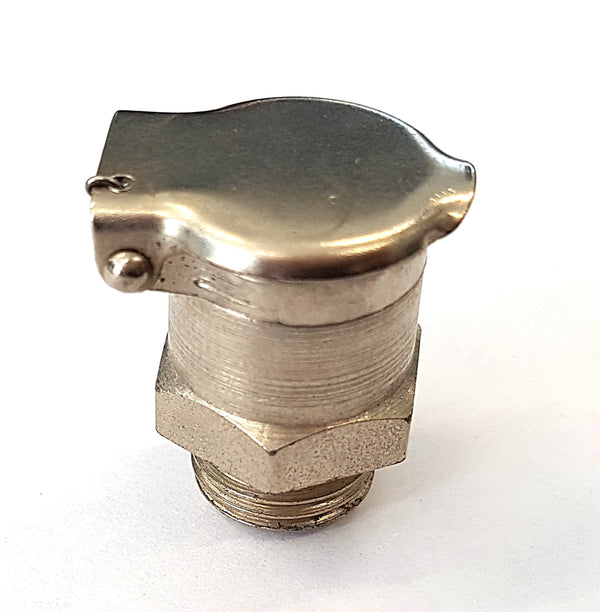 ADAMS oil nipple type C - M8x1.0 - brass/steel