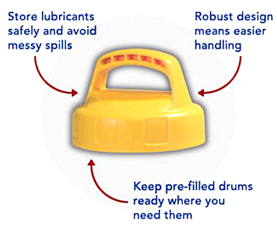 Oil Safe sealing cap beige