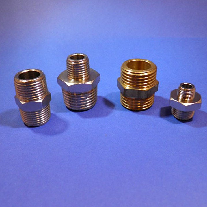Right angle coupling - M1/8 K (male) - 1/8 BSP (female)
