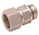Brass, swivel, straight, screw-in nipple 1/4 BSP
