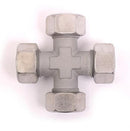 Cross coupling ø 8 LL stainless steel 316