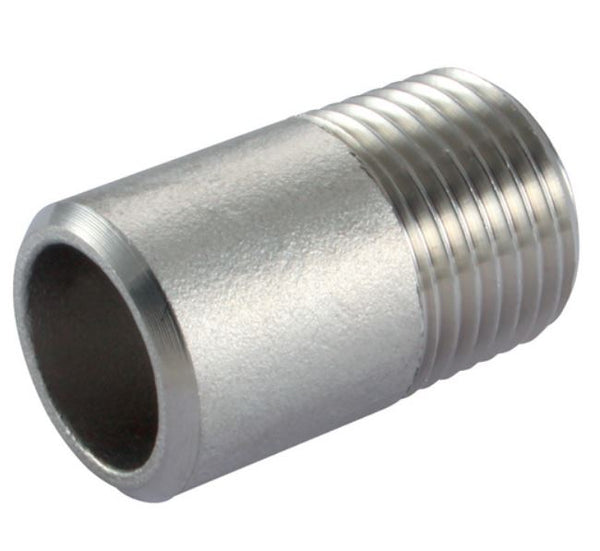 Stainless steel welding nipple 316 with 3/8 BSPT male thread L = 30 mm
