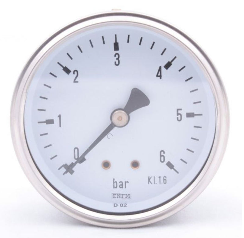 Pressure gauge 0-400 bar, 1/4 rear. (F. 1155-063-0400)